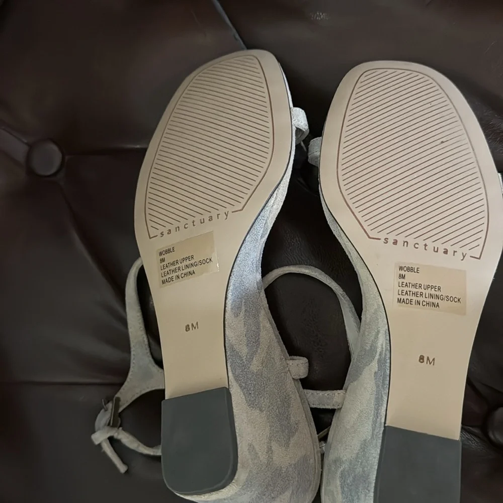 Sanctuary Wobble Fatigue Multi Wedge Sandals with Ankle Strap